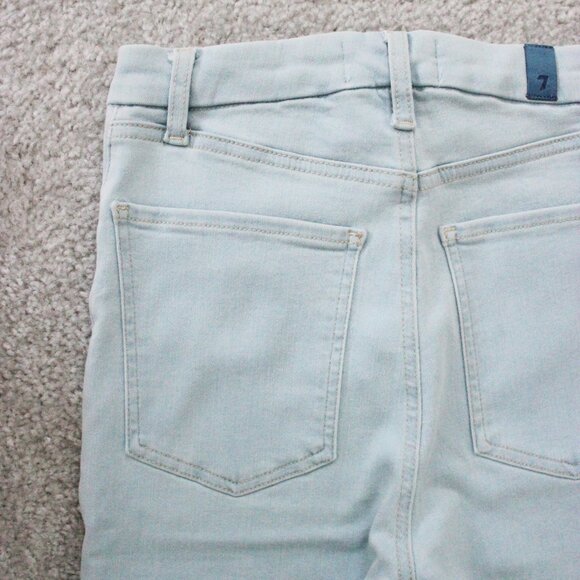 NEW 7 for All Mankind UHR High Rise Light Wash Skinny Ankle Denim Jeans, Size 26 - Picture 9 of 11